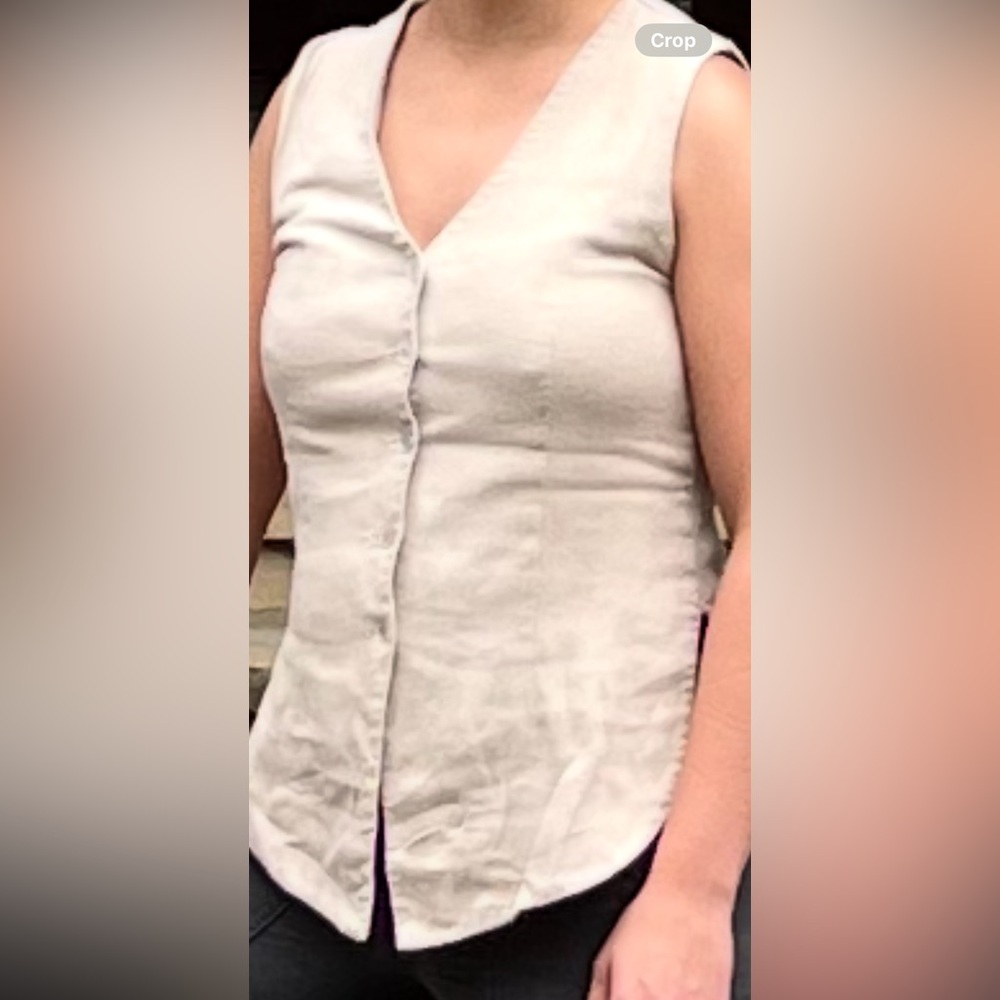 Linen vest